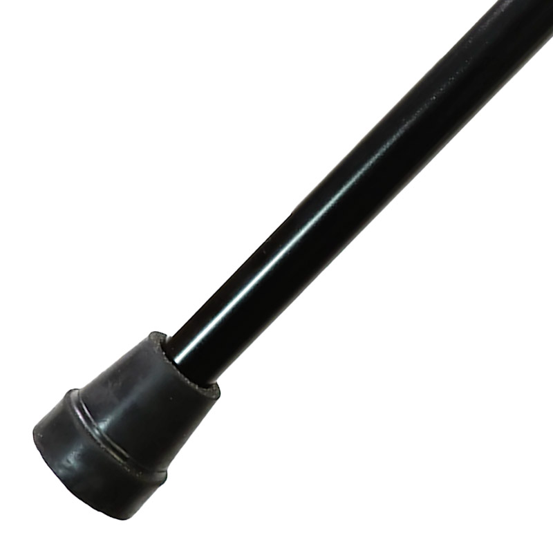 Adjustable Folding Black Anatomical Walking Stick