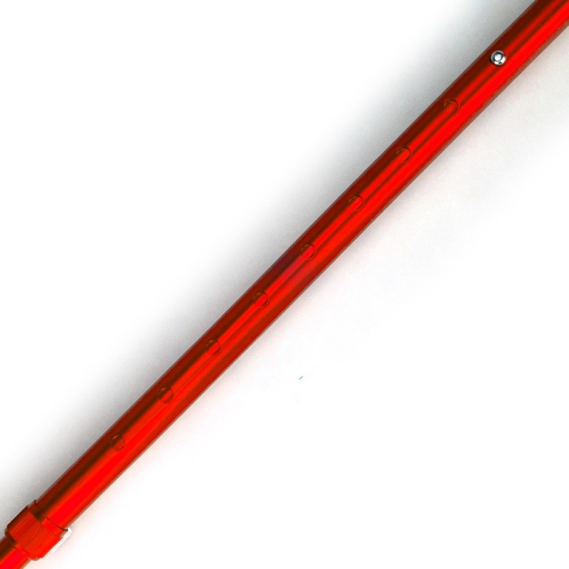Flexyfoot Soft Derby Handle Red Telescopic Walking Stick
