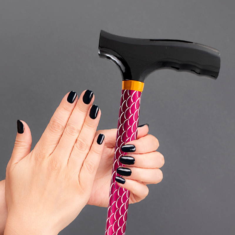 Walking Sticks to Complement Black Nails 