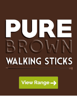 Walking Sticks with a Pure Brown Colouring