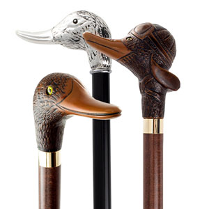 Duck Head Walking Sticks