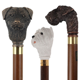 Terrier Head Walking Sticks