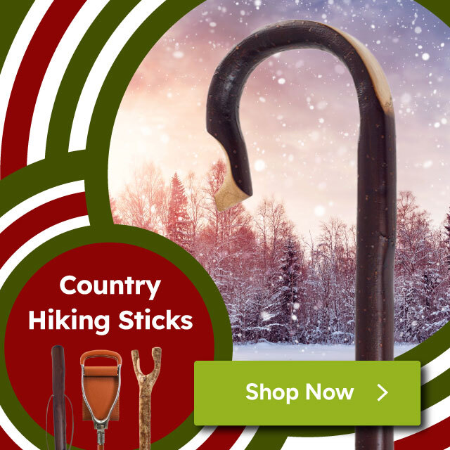 Country Hiking and Walking Sticks