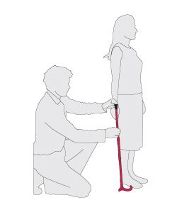 How to measure for a walking stick