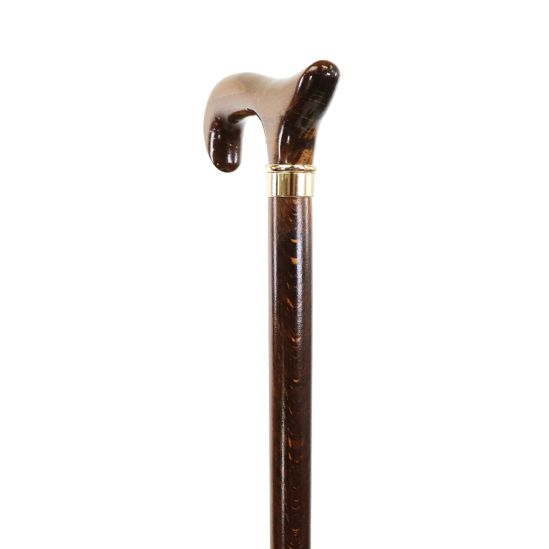 Holm Oak Wood Derby Walking Cane 