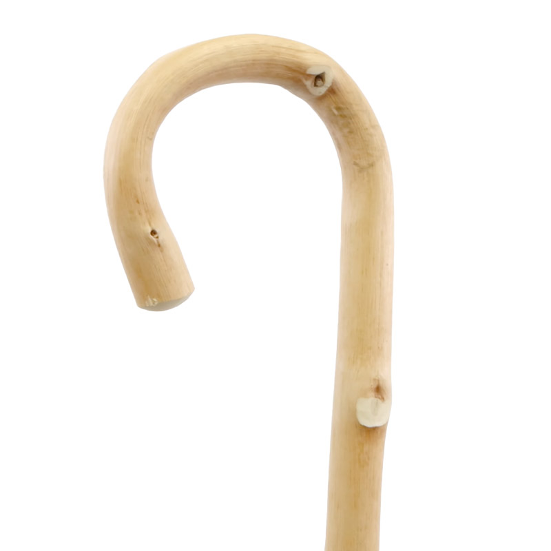 Living Made Easy - White Crook Handle Walking Stick)