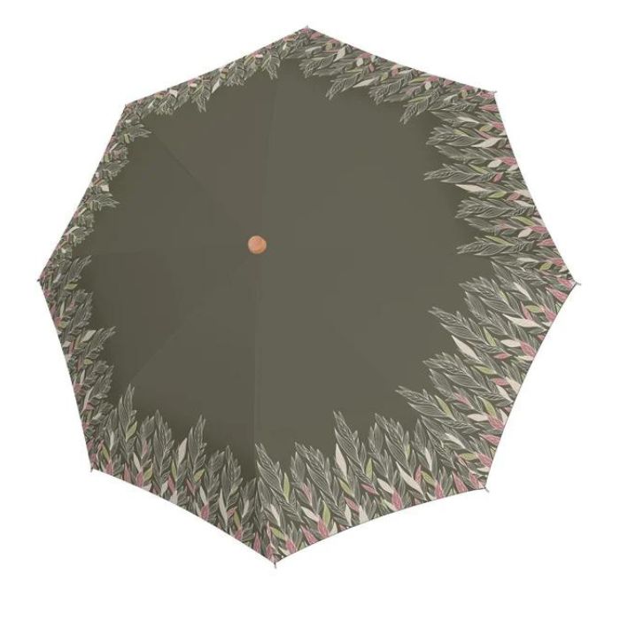 Doppler Nature Mini Folding Eco Umbrella (Intention Olive)