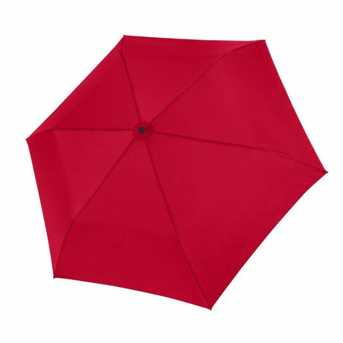 Doppler Zero Magic Lightweight Folding Auto Open and Close Pocket Umbrella (Fiery Red)