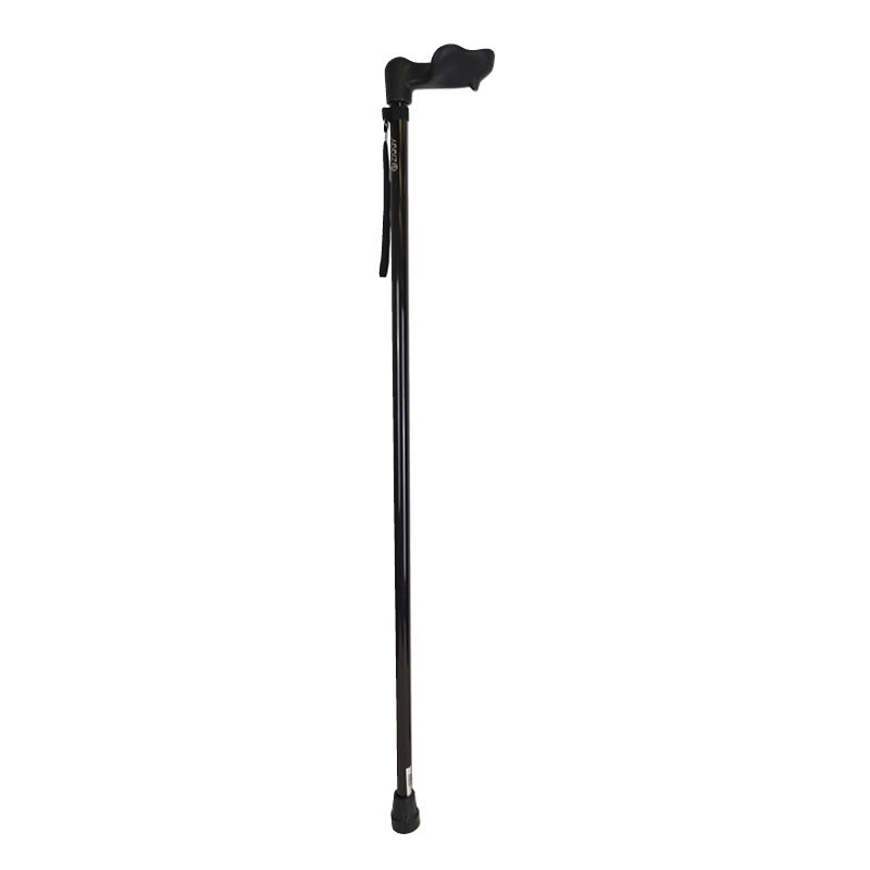 Extra Strong and Long Anatomical Walking Stick with Wrist Strap (Right Hand)