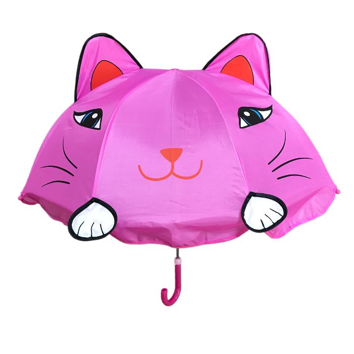 Soake 3D Pop-Up Cat Umbrella for Kids