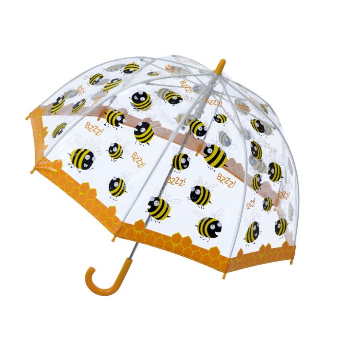 Soake Bugzz Clear Dome Bee Umbrella for Kids