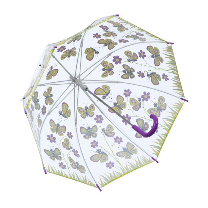 Soake Bugzz Clear Dome Butterfly Umbrella for Kids