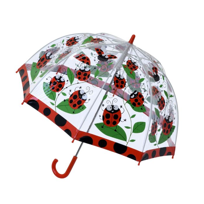 Soake Bugzz Clear Dome Ladybird Umbrella for Kids