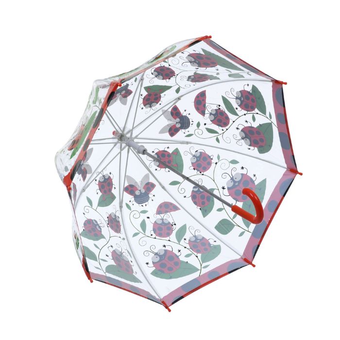 Soake Bugzz Clear Dome Ladybird Umbrella for Kids