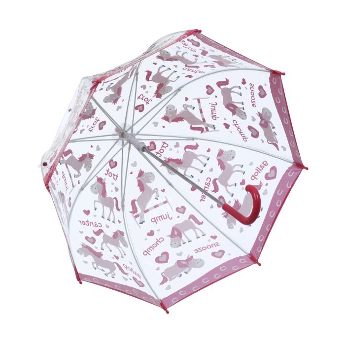 Soake Bugzz Clear Dome Pony Umbrella for Kids