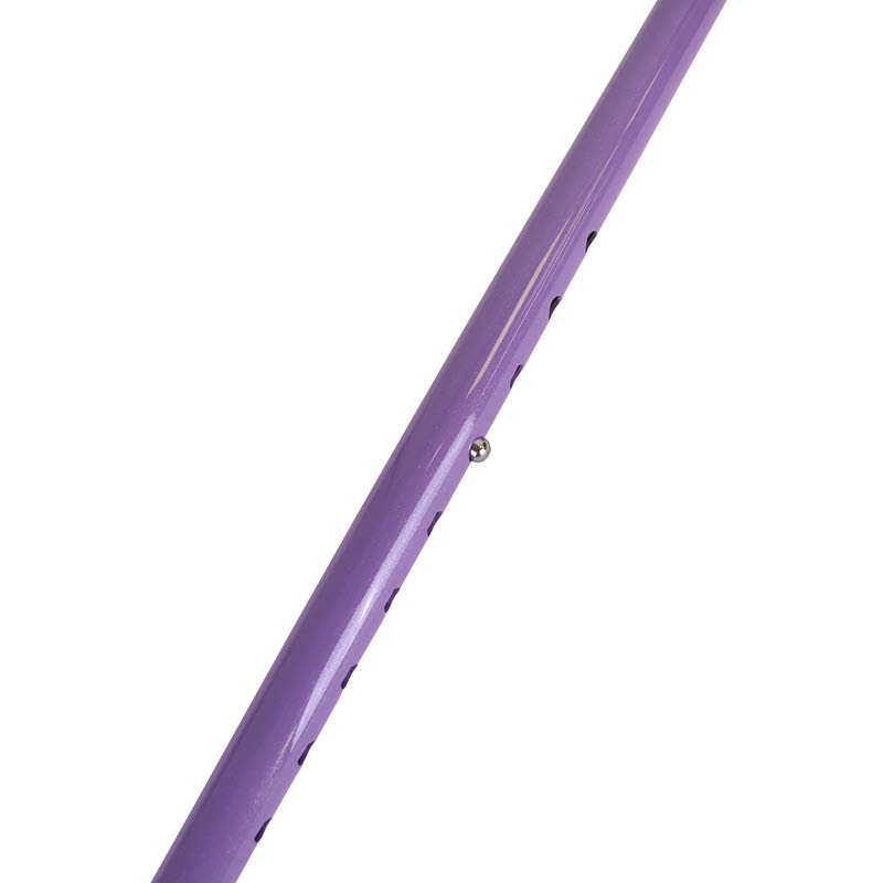 Ziggy Rubber Grip Handle Adjustable Walking Cane (Purple)