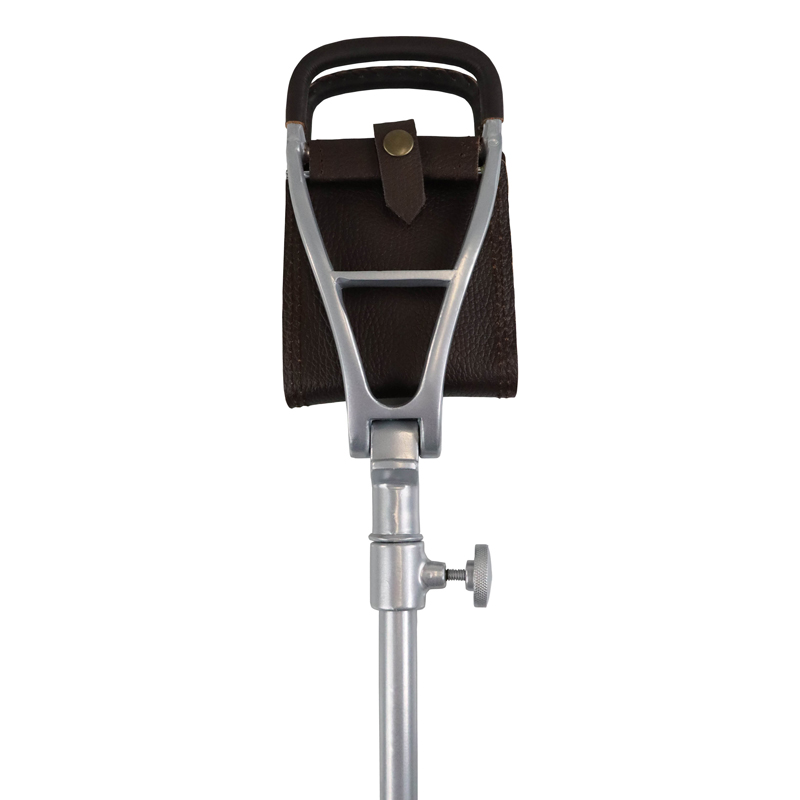 Adjustable Brown Polo Shooting Stick Seat