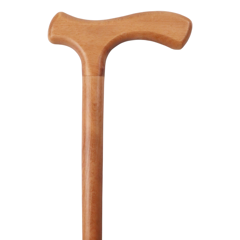 Beech Crutch-Handle Wooden Walking Stick