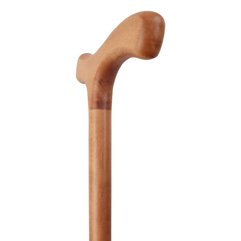 Beech Crutch-Handle Wooden Walking Stick