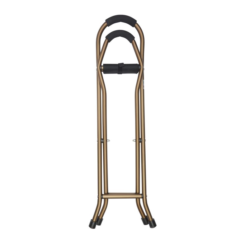 Bronze Folding Seat Walking Stick Chair for Outdoor Events