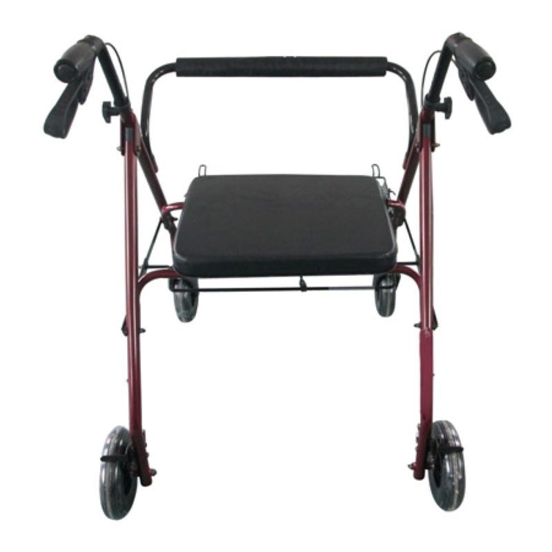 Coopers Extra Heavy Duty Four-Wheel Bariatric Rollator (Red)