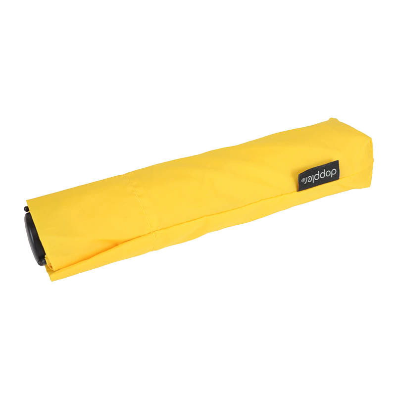 Doppler Zero 99 Ultra-Lightweight Folding Pocket Umbrella (Shiny Yellow)