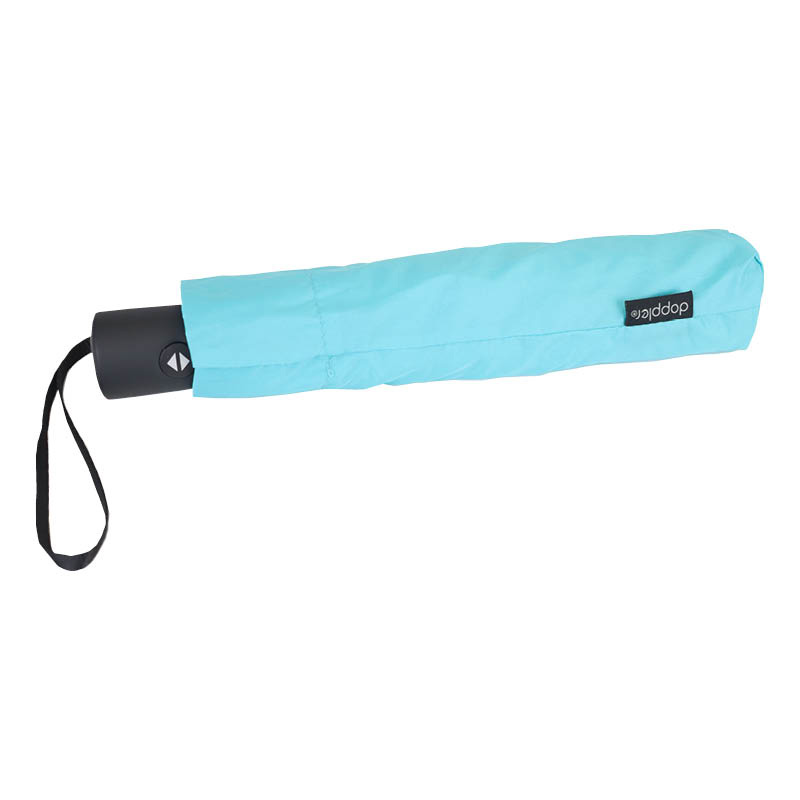 Doppler Zero Magic Lightweight Folding Auto Open and Close Pocket Umbrella (Aqua Blue)