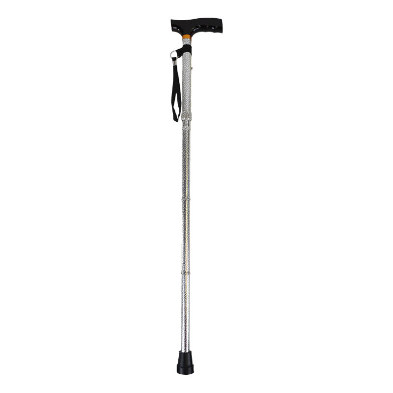 Drive Medical Stained Glass Patterned Folding Walking Cane with Strap