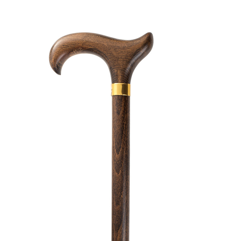 Buy CH Handmade Wooden Walking Stick with Brass Lion Golden
