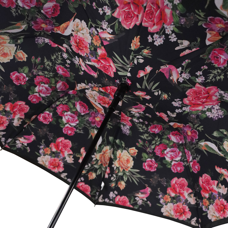 Fulton Bloomsbury Ladies Automatic Walking Umbrella (English Garden)