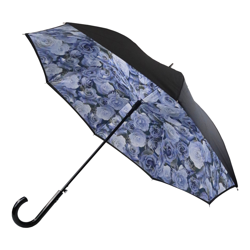 Fulton Bloomsbury Ladies Automatic Walking Umbrella (Liquid Rose)