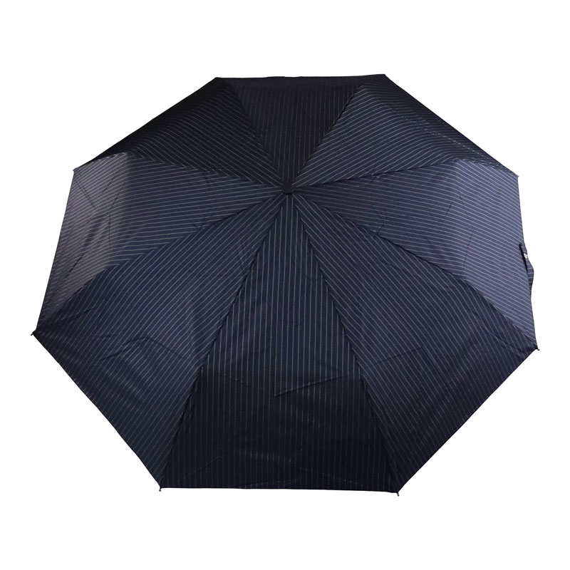 Fulton Chelsea City-Stripe Gents Auto Compact Umbrella (Navy)