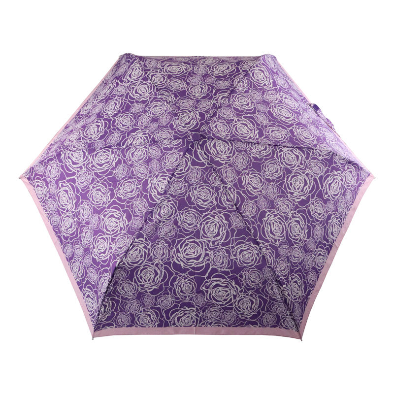 Fulton Curio 2 UV Folding Umbrella (Sketchy Rose)