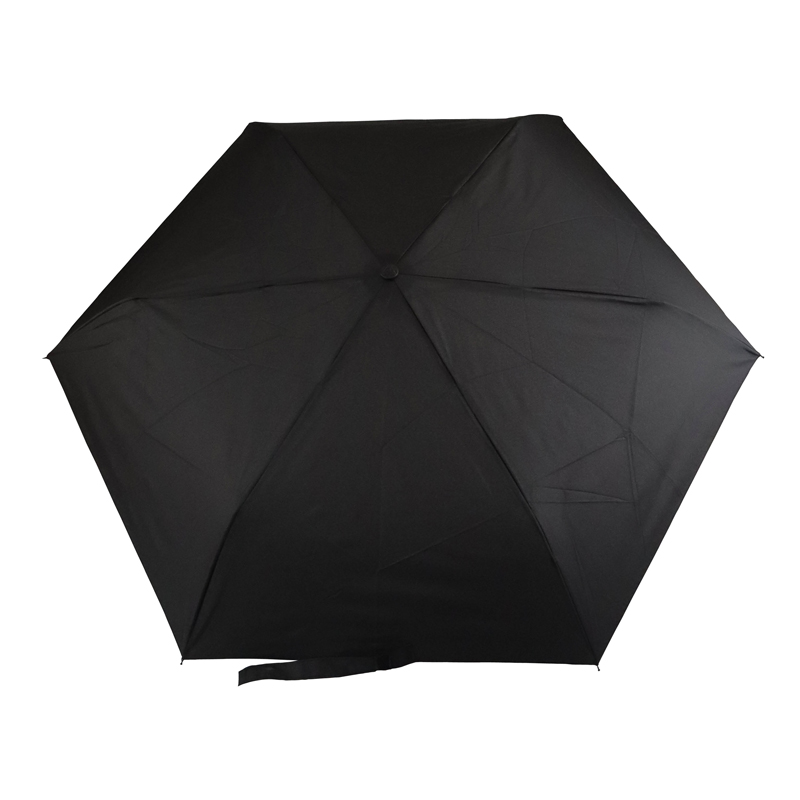 Fulton Miniflat 1 Black Foldable Umbrella