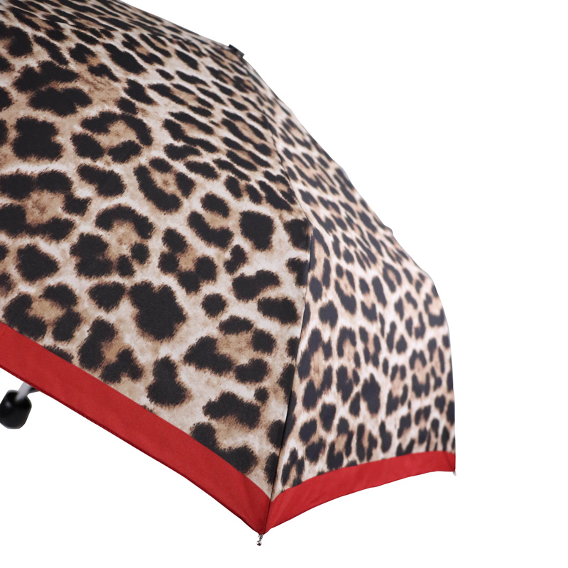 Fulton Minilite 2 Foldable Umbrella (Lustrous Leopard)