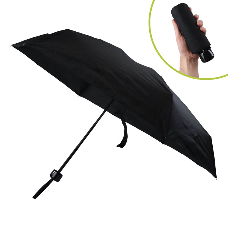 Fulton Soho 1 Ultra-Compact Folding Umbrella (Black)