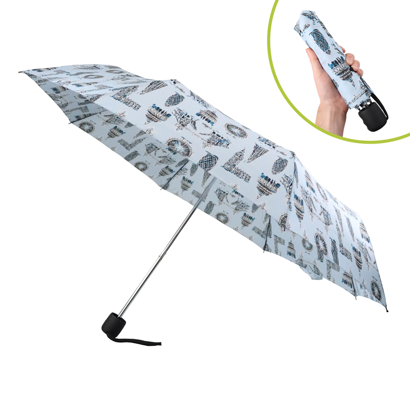 Fulton Stowaway 24 Foldable Umbrella (London Landmarks)