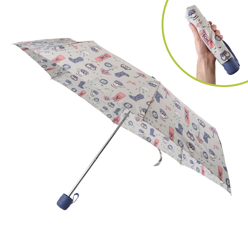 Fulton Stowaway 24 Foldable Umbrella (London Day Out)