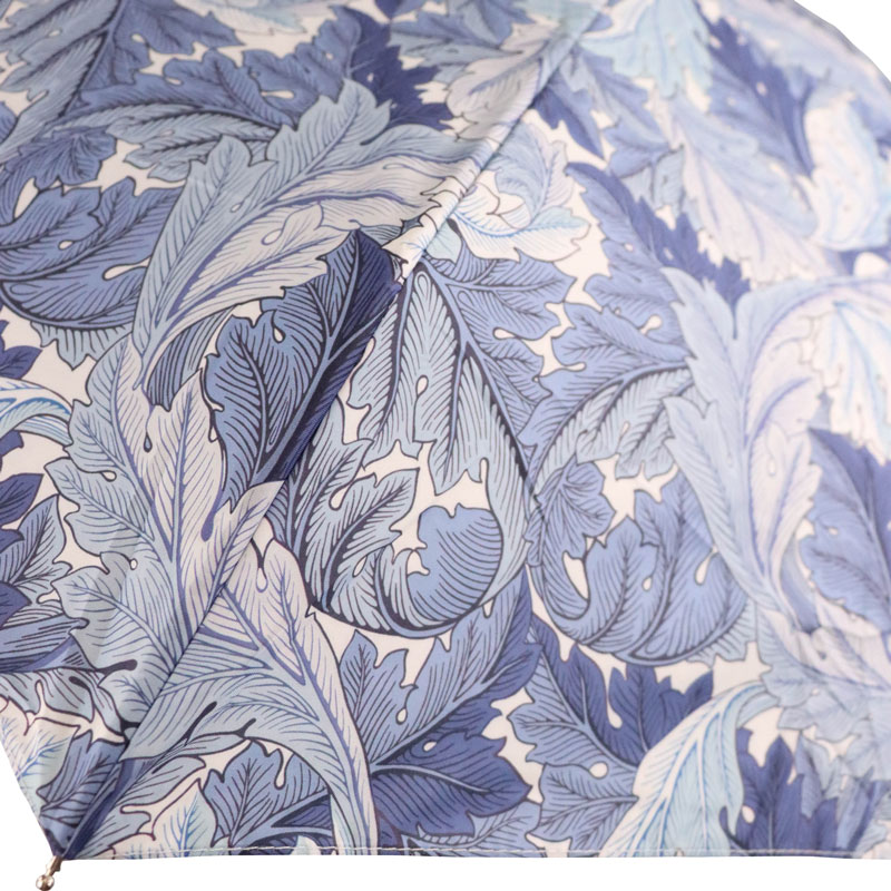 Fulton Tiny-2 Morris and Co. Compact UV Umbrella (Acanthus Woad)