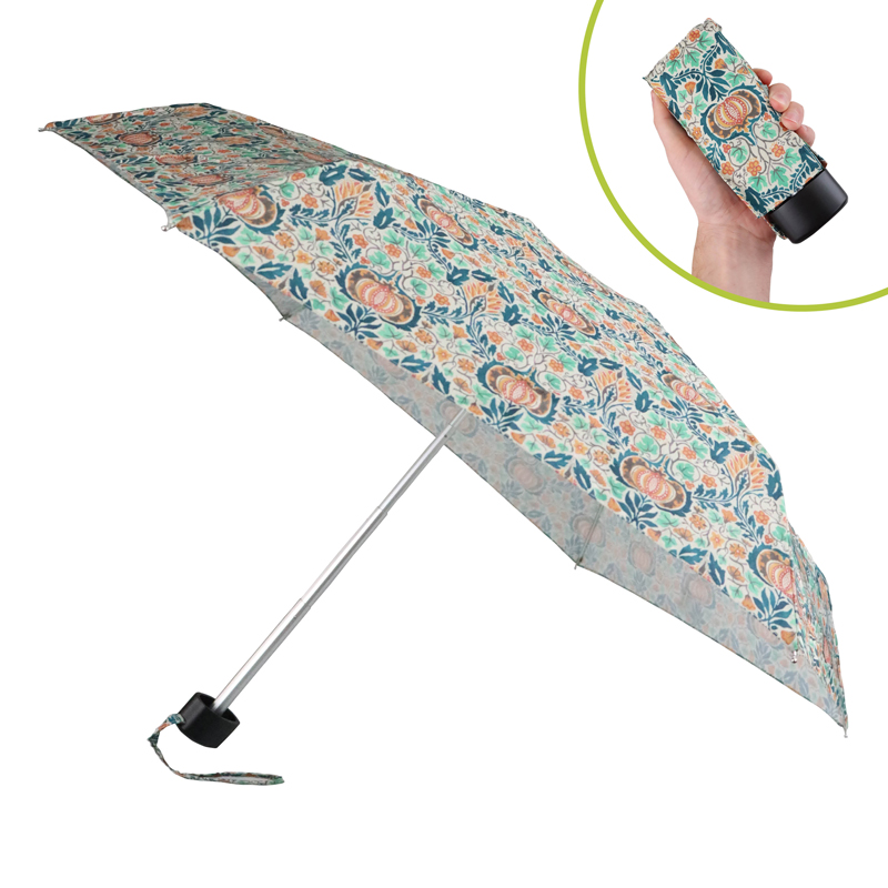 Fulton Tiny 2 Morris and Co Collection Foldable UV Umbrella (Little Chintz)