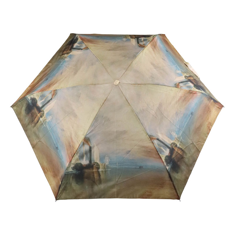 Fulton Tiny 2 National Gallery Foldable Umbrella (Fighting Temeraire by William Turner)