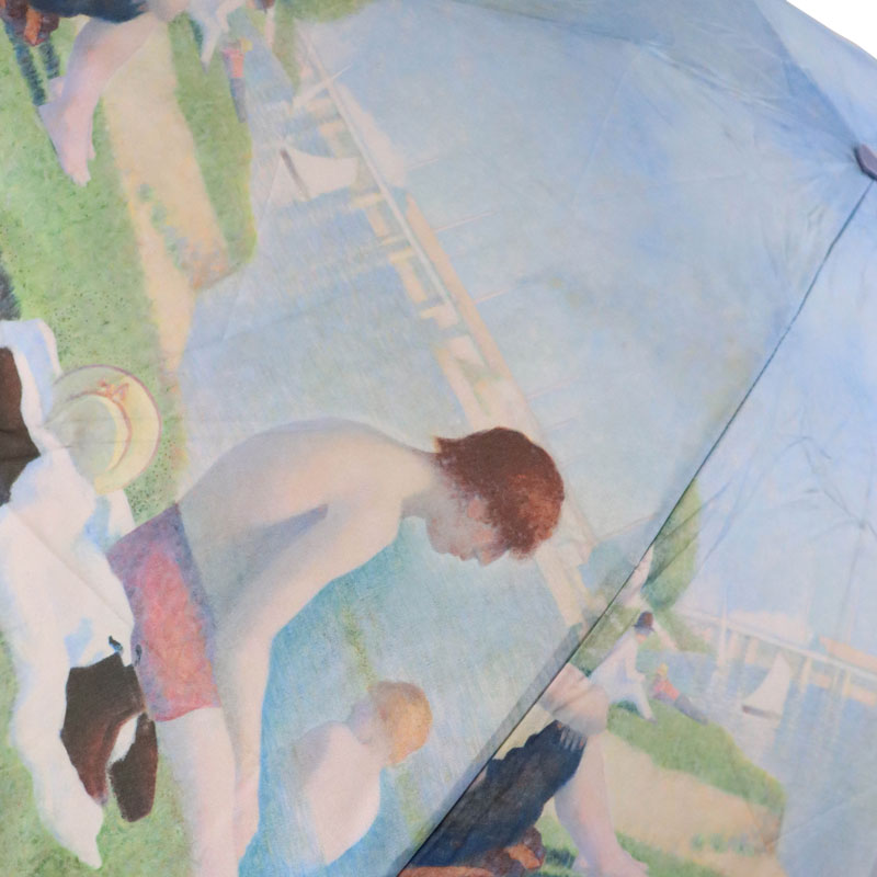 Fulton Tiny 2 National Gallery Foldable Umbrella (Bathers at Asnieres by Georges Seurat)