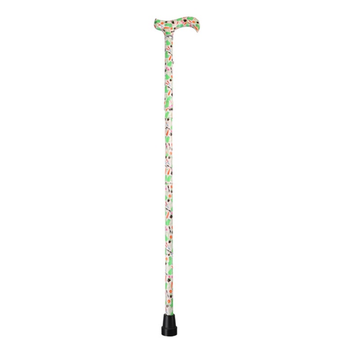 Gardening Pattern Folding Walking Stick