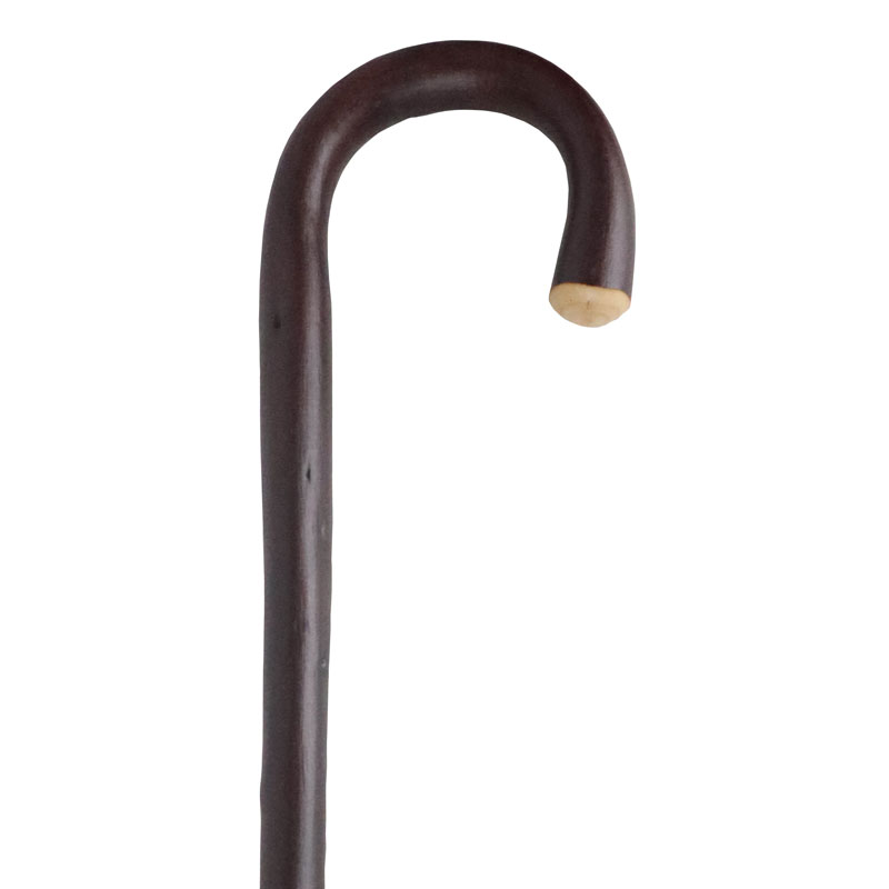 Gents Chestnut Walking Stick with Crook Handle