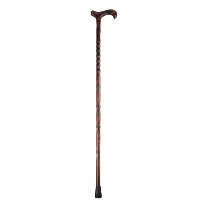 Ladies' Dark Scorched Beech Derby Walking Cane