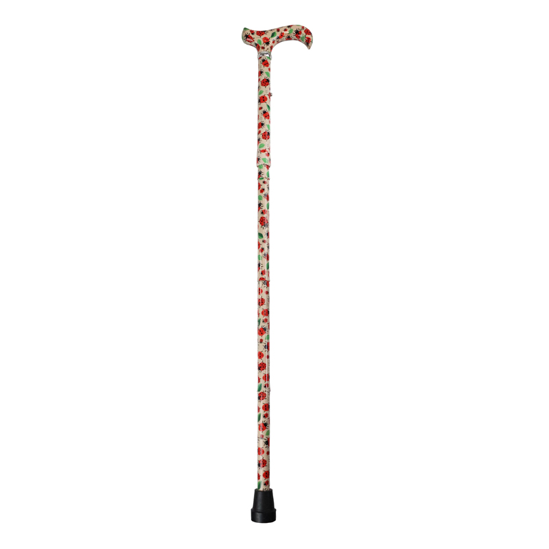 Ladybirds Pattern Folding Walking Stick