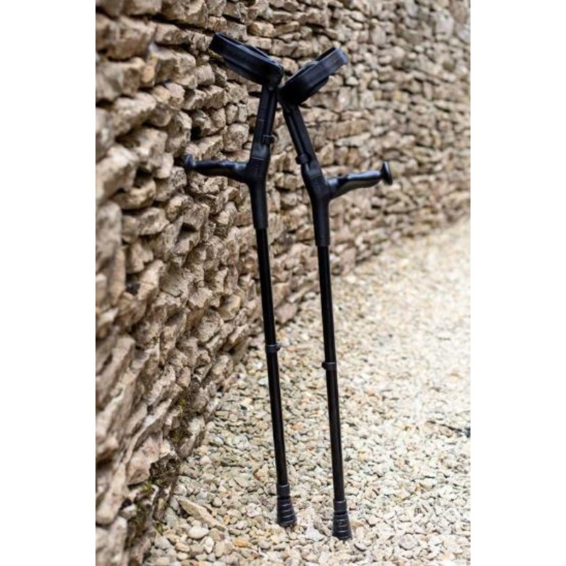 Cool Crutches Black Crutches (Pair) - WalkingSticks.co.uk