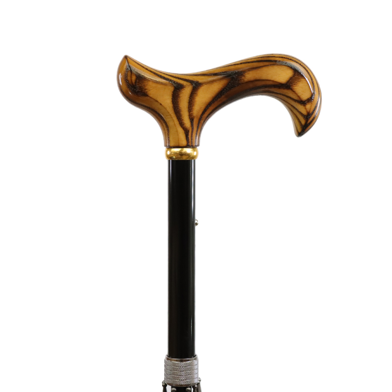 Formal Black Walking Umbrella with Derby Handle - WalkingSticks.co.uk