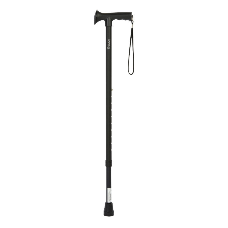 Adjustable Black Gel Handle Walking Stick - WalkingSticks.co.uk