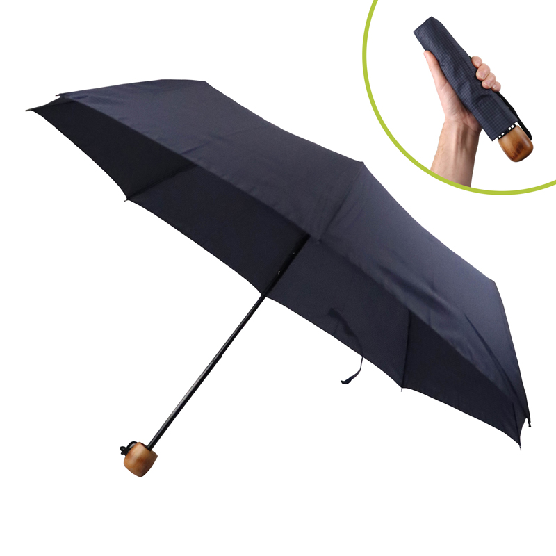 Fulton Hackney Gents' Compact Folding Umbrella (Navy)